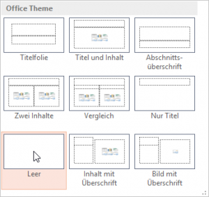 PowerPoint-Standard-Layouts